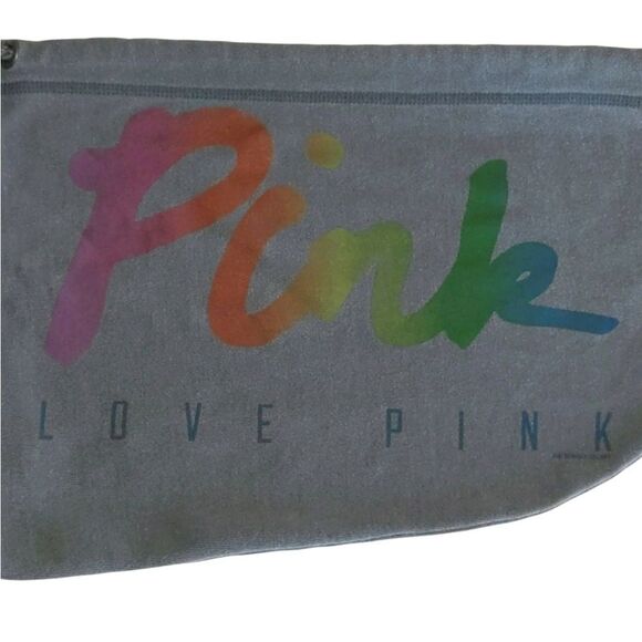 VS PINK Gray Zip up hoodie/sweatshirt - Picture 6 of 7